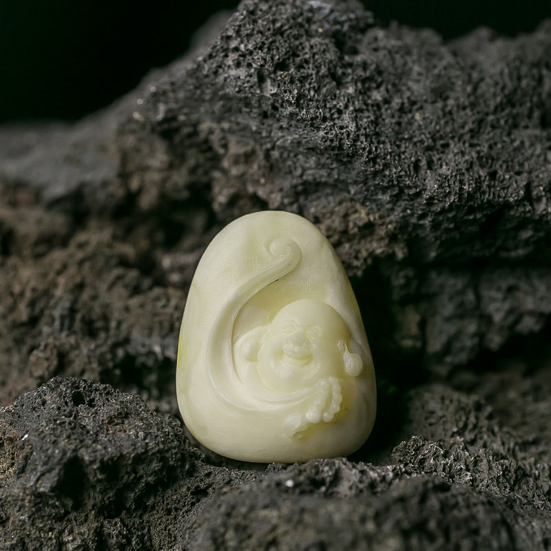 白蜜佛吊坠-红掌柜