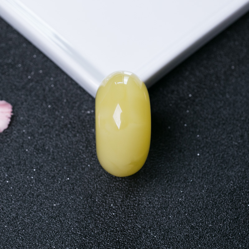 波罗的海天然蜜蜡平安扣吊坠-红掌柜