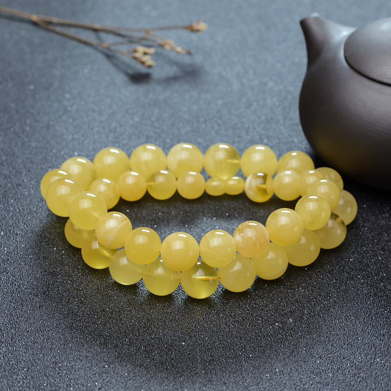 波罗的海天然蜜蜡塔链-红掌柜