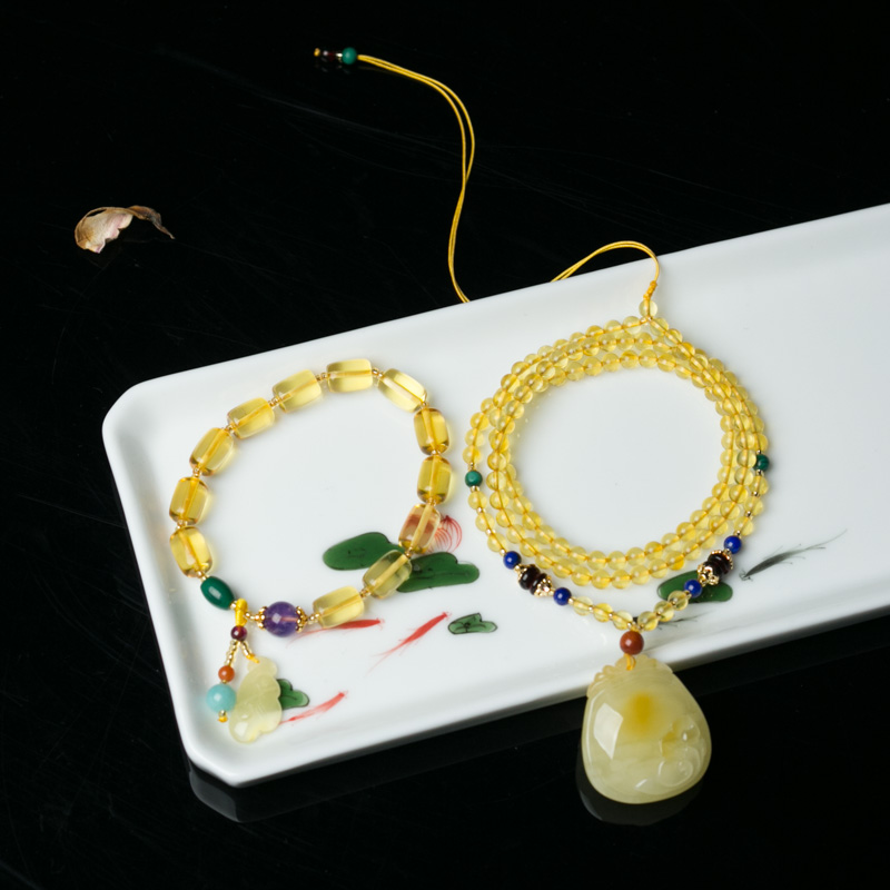 波罗的海蜜蜡套装-红掌柜