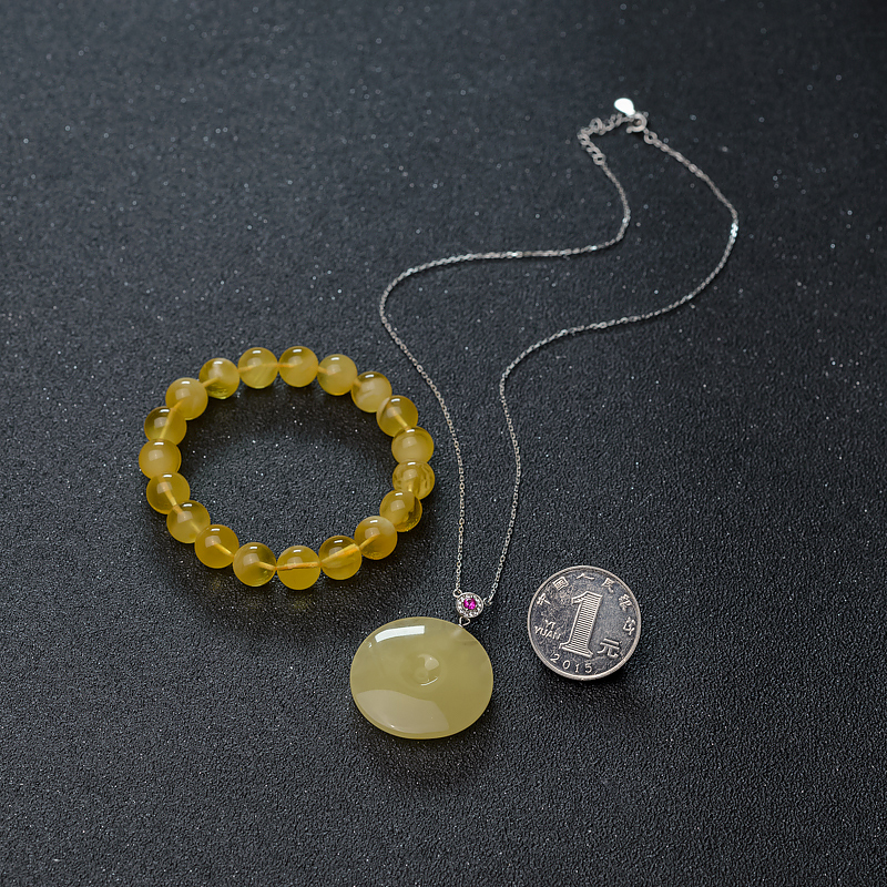 蜜蜡套装-红掌柜