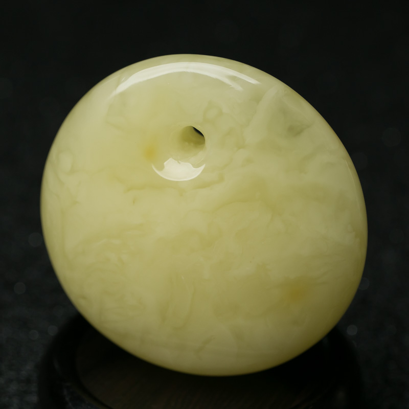 波罗的海天然柠檬黄蜜蜡吊坠-红掌柜