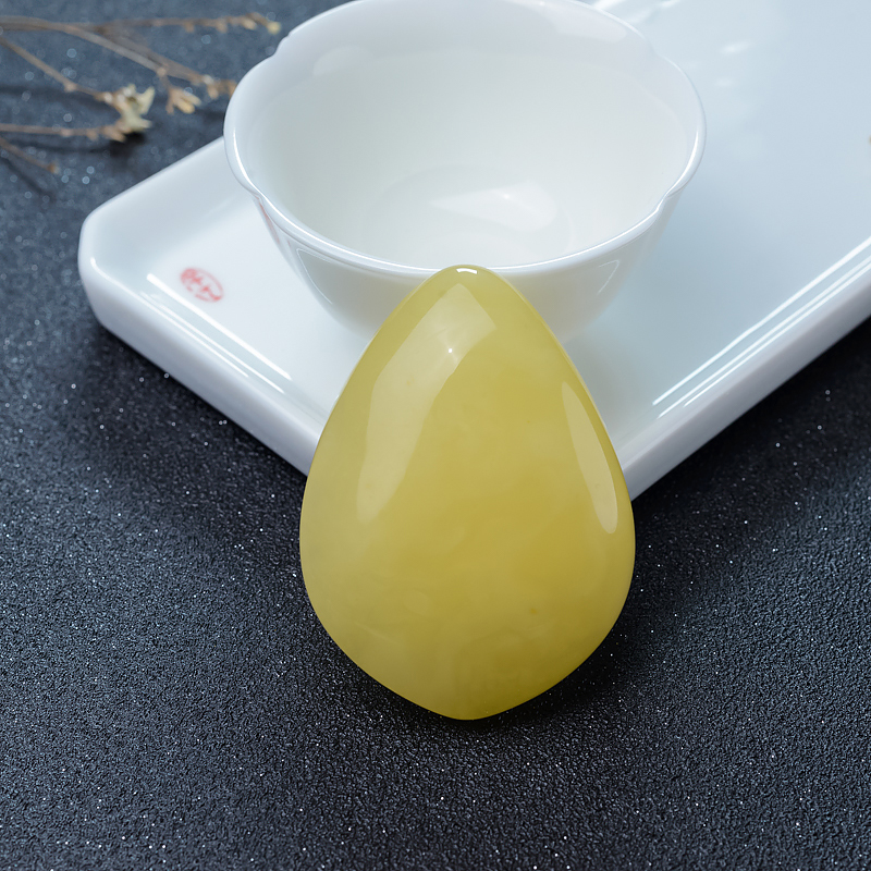 蜜蜡随形吊坠-红掌柜