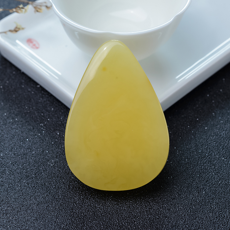 天然波罗的海蜜蜡随形吊坠-红掌柜