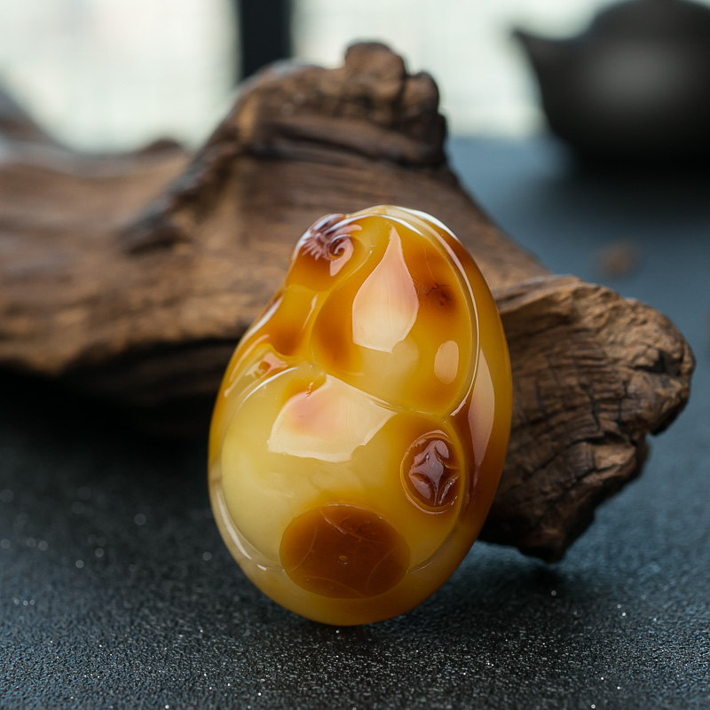 蜜蜡葫芦吊坠-红掌柜