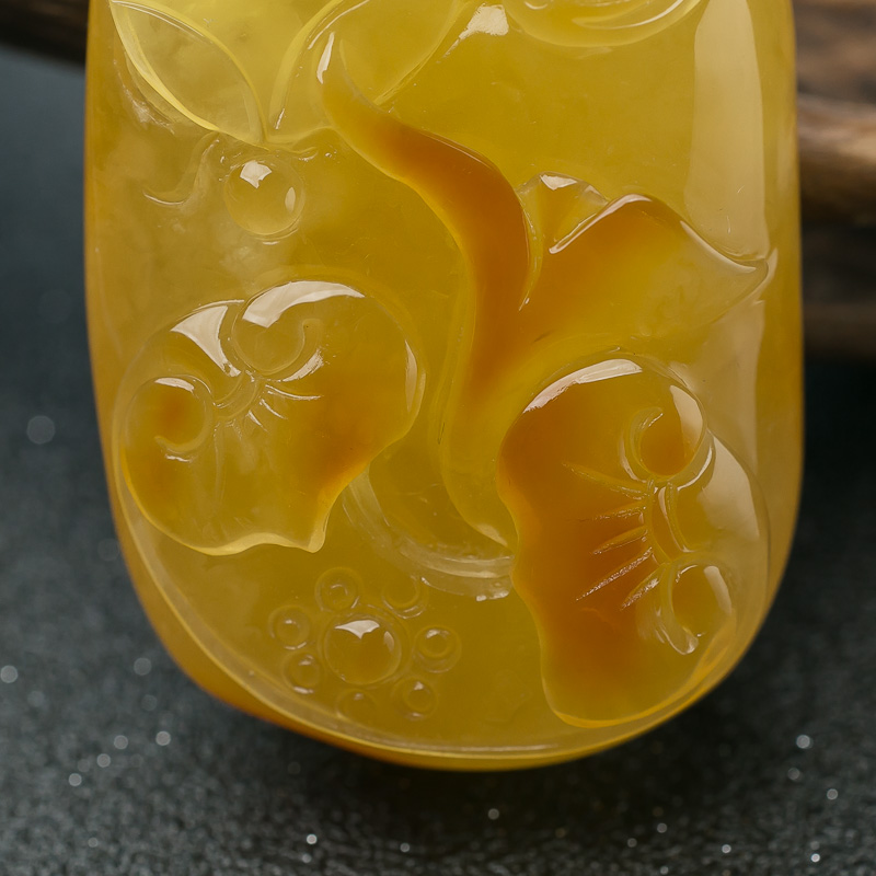 波罗的海蜜蜡幸福如意吊坠-红掌柜