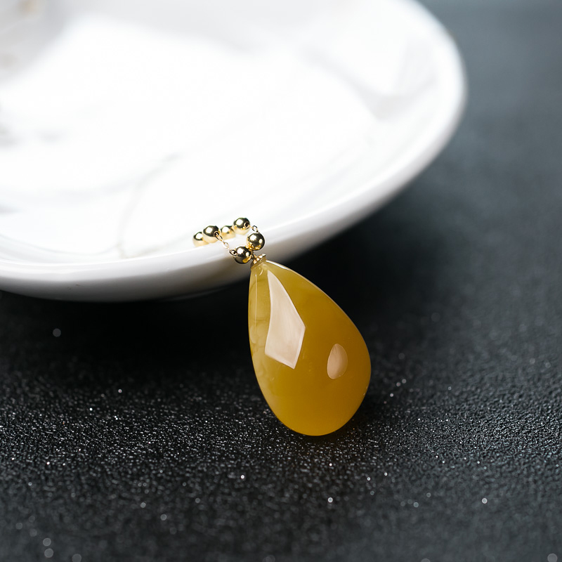 蜜蜡随形项链-红掌柜