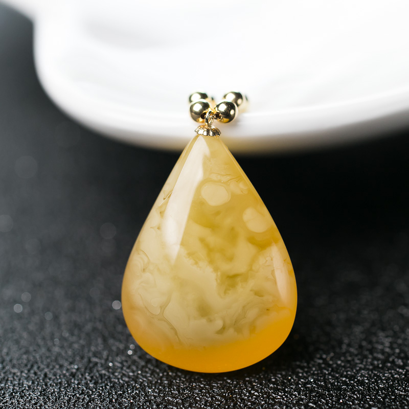 波罗的海蜜蜡随形项链-红掌柜