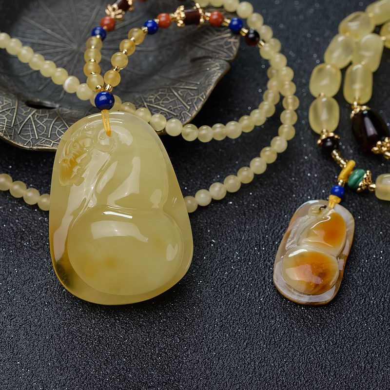 蜜蜡多圈手串-红掌柜