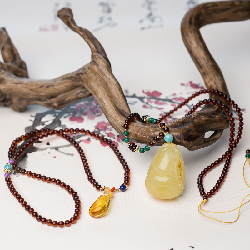 蜜蜡2018幸运套装-红掌柜