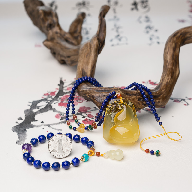 蜜蜡2018幸运套装-红掌柜