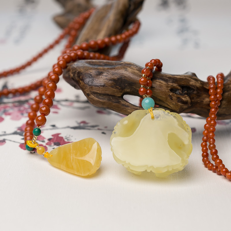 蜜蜡2018幸运套装-红掌柜