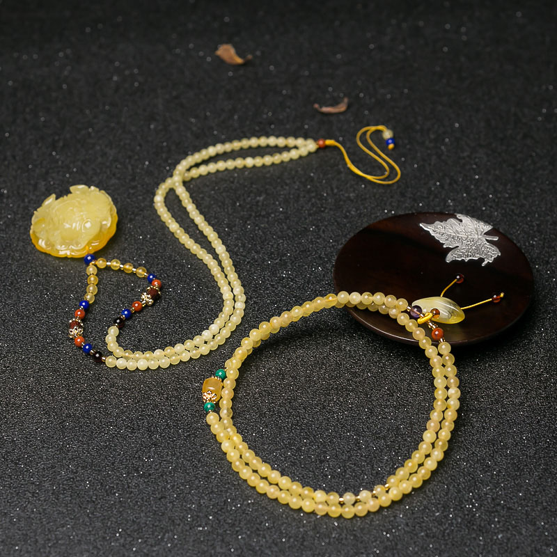 波罗的海蜜蜡套装（两件）-红掌柜