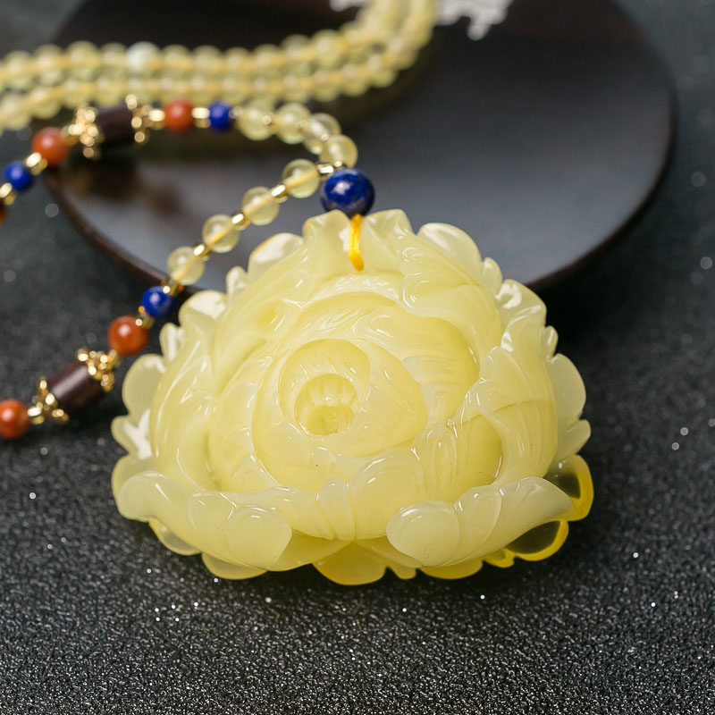 天然蜜蜡套装-红掌柜