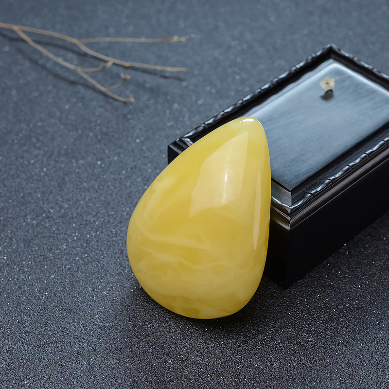 蜜蜡随形吊坠-红掌柜