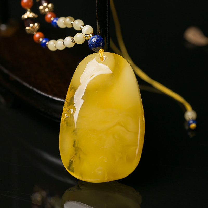 波罗的海蜜蜡连年有余项链-红掌柜