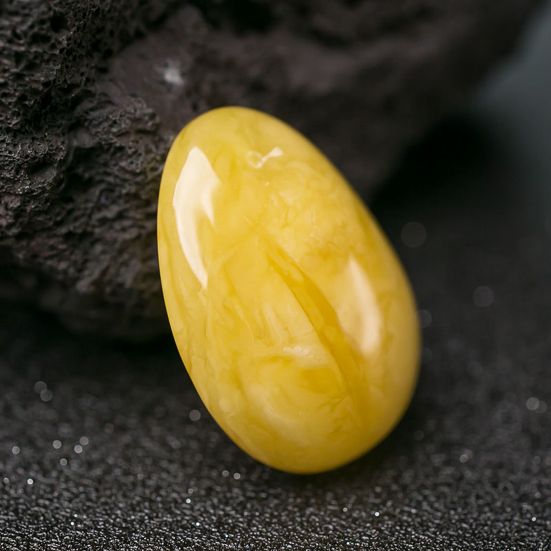 天然蜜蜡随形吊坠-红掌柜