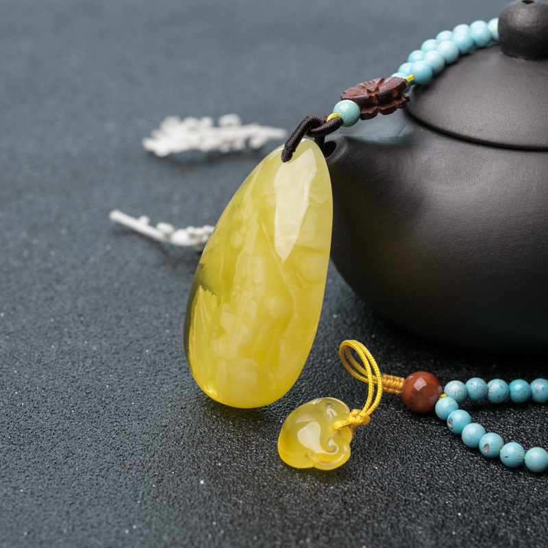 金绞蜜随形项链-红掌柜