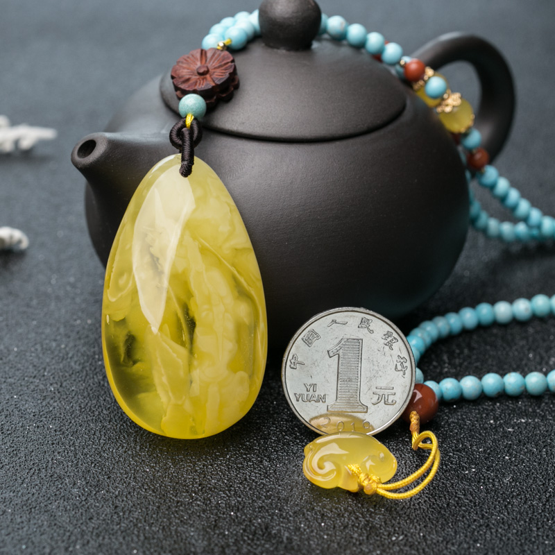 蜜蜡项链-红掌柜