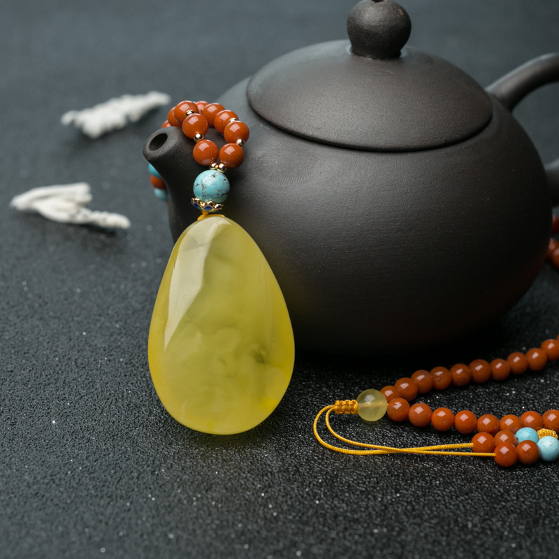 波罗的海蜜蜡随形项链-红掌柜