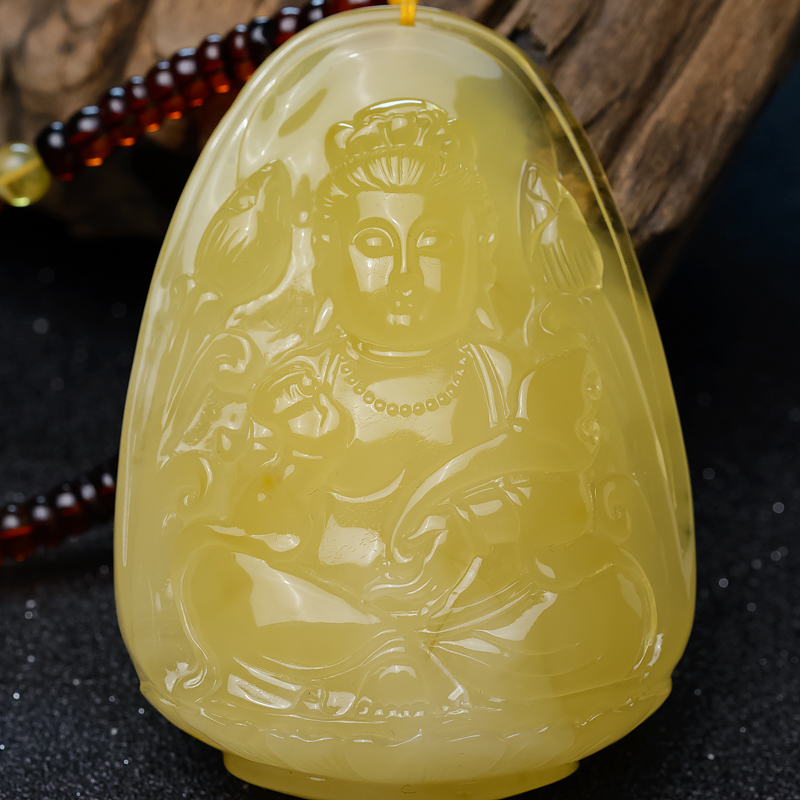 柠檬黄蜜蜡-红掌柜