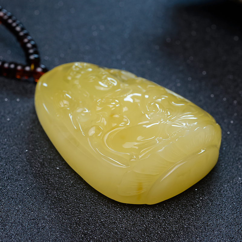 蜜蜡项链-红掌柜