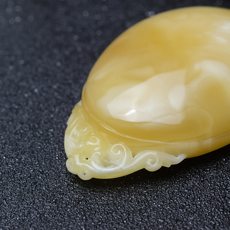 天然蜜蜡吊坠-红掌柜