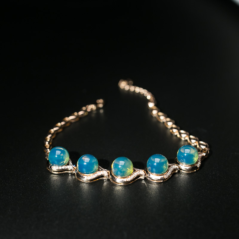 蓝珀手链-红掌柜