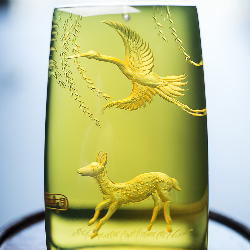 蓝珀吊坠-红掌柜