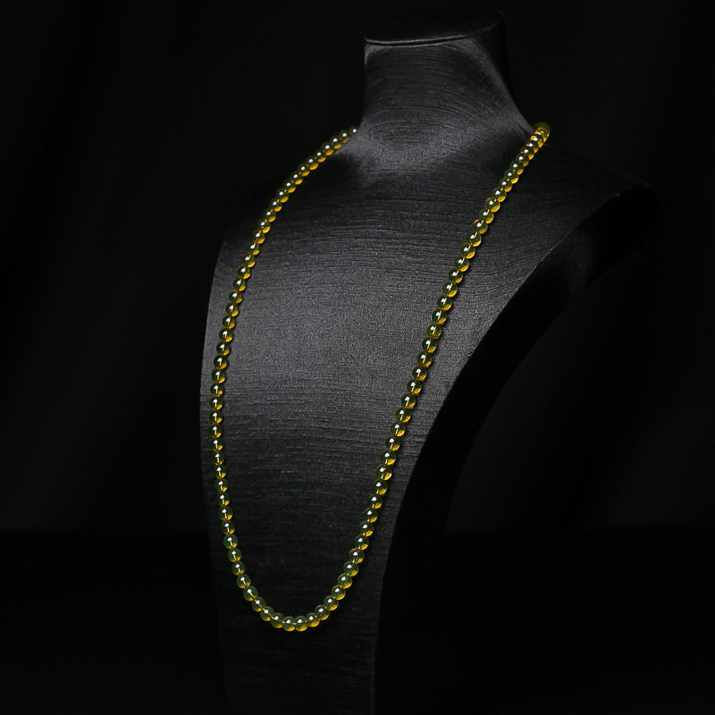 墨西哥蓝珀108佛珠-红掌柜