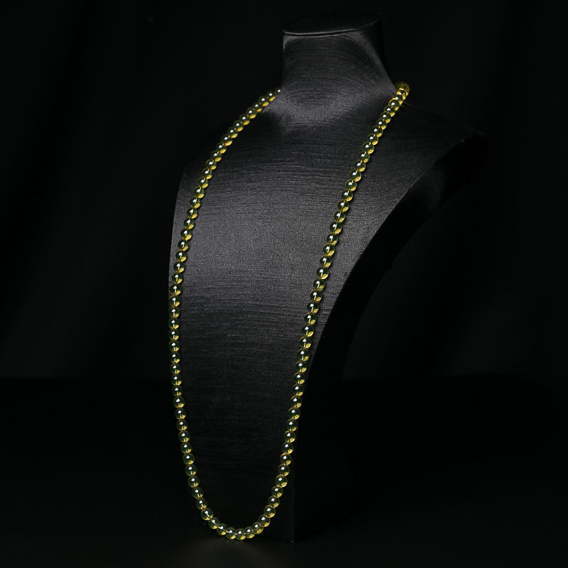 墨西哥蓝珀108佛珠-红掌柜