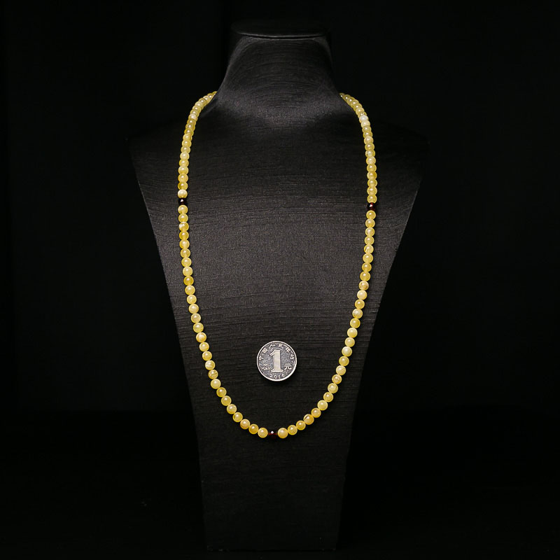 鸡油黄蜜蜡108-红掌柜