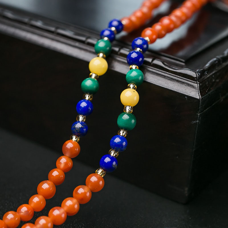 鸡油黄蜜蜡貔貅项链-红掌柜