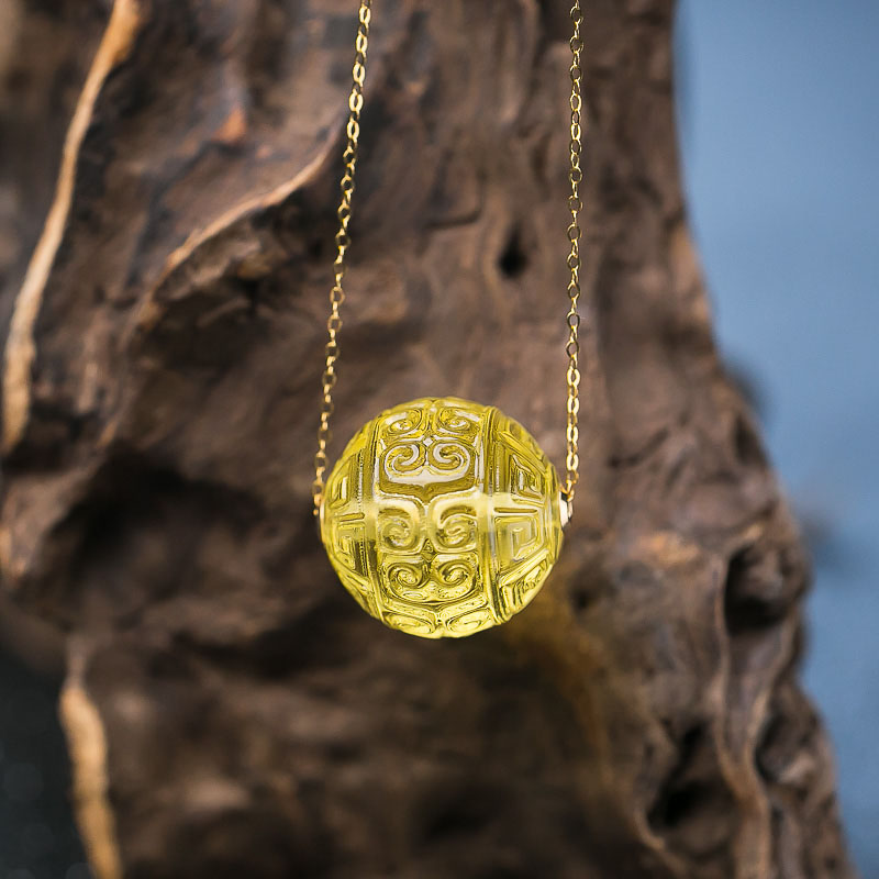 天然金珀项链-红掌柜