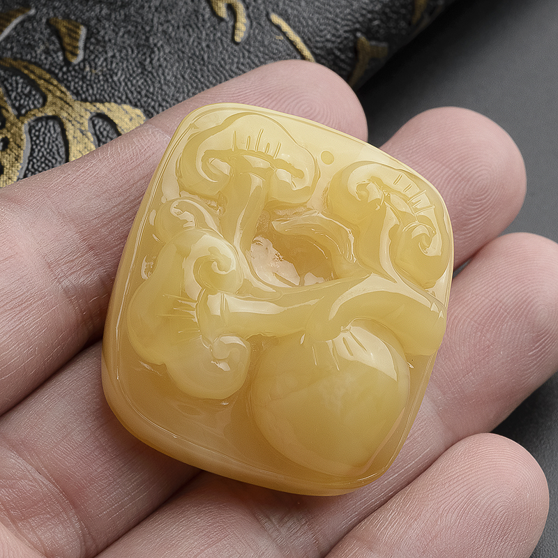 蜜蜡满蜜吊坠-红掌柜珠宝