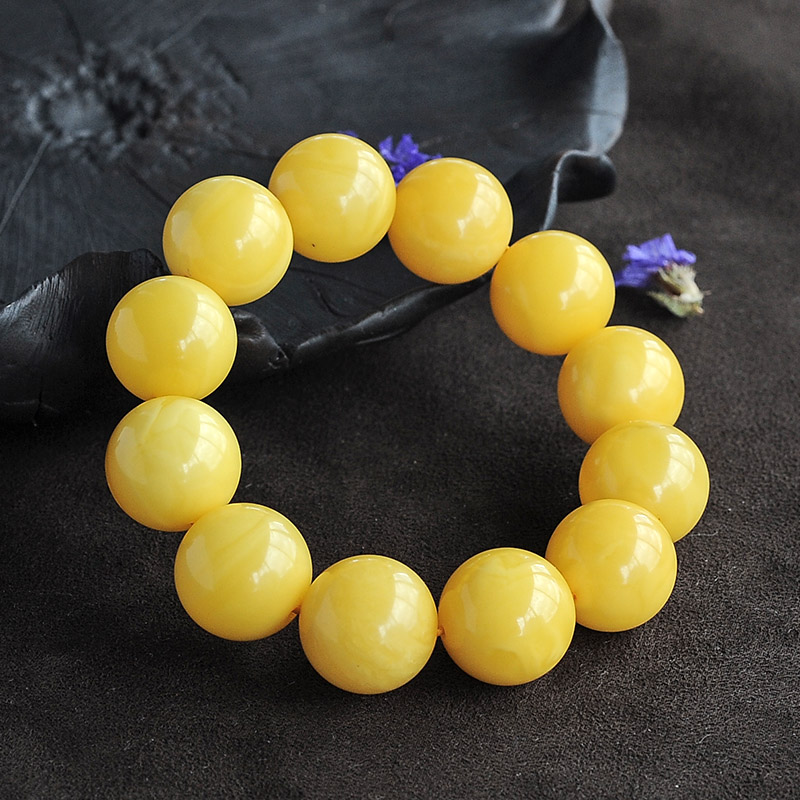 蜜蜡手串-红掌柜