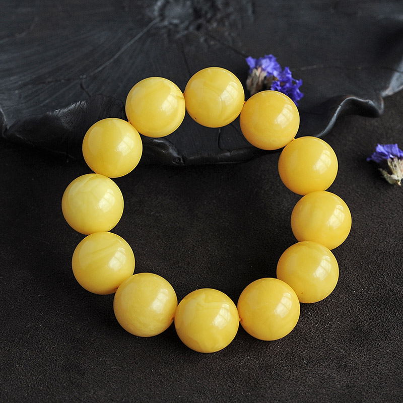 蜜蜡手串-红掌柜