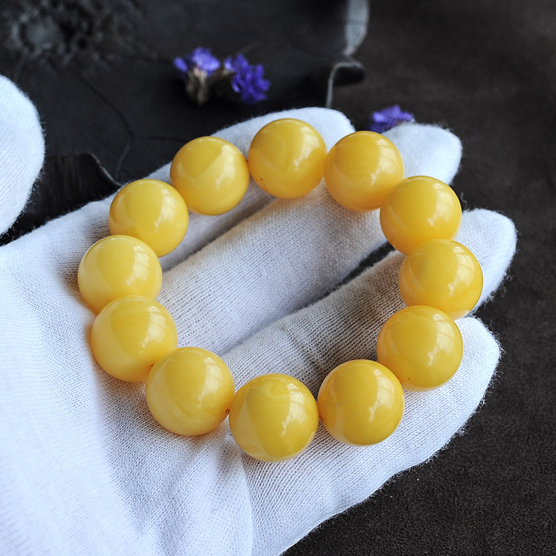 蜜蜡手串-红掌柜