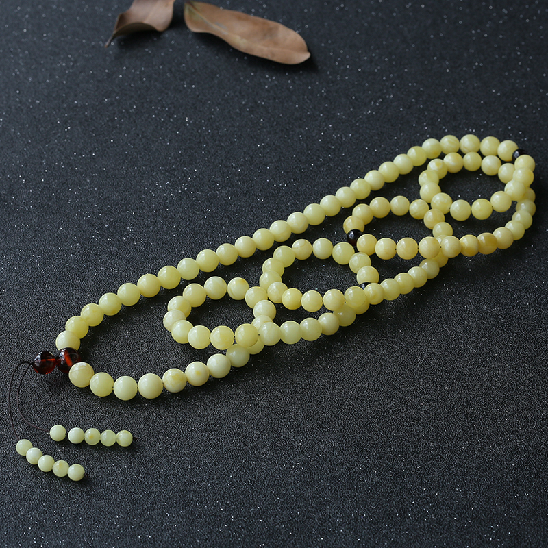 蜜蜡108念珠-红掌柜