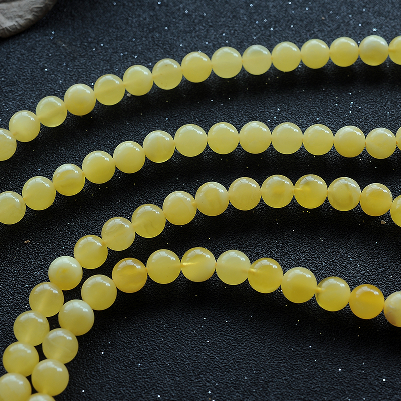 蜜蜡108手串-红掌柜