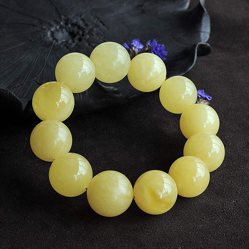 蜜蜡手串-红掌柜