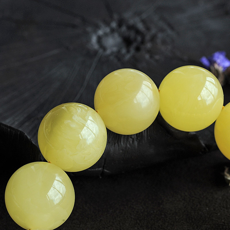 蜜蜡手串-红掌柜