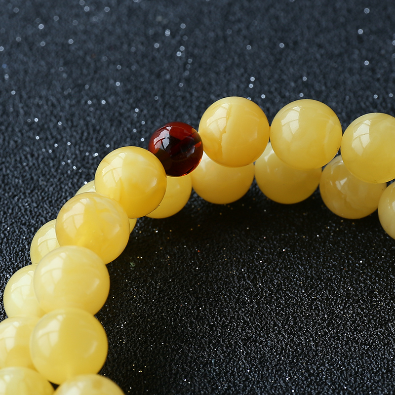 蜜蜡108佛珠-红掌柜