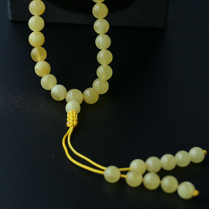 蜜蜡108佛珠-红掌柜