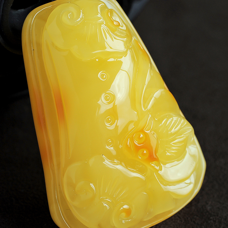 福如意蜜蜡挂件-红掌柜