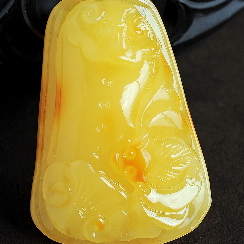 福如意蜜蜡挂件-红掌柜