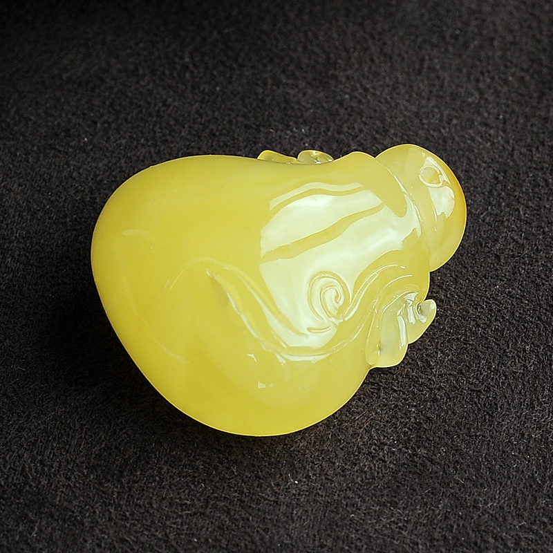 波罗的海蜜蜡吊坠-红掌柜