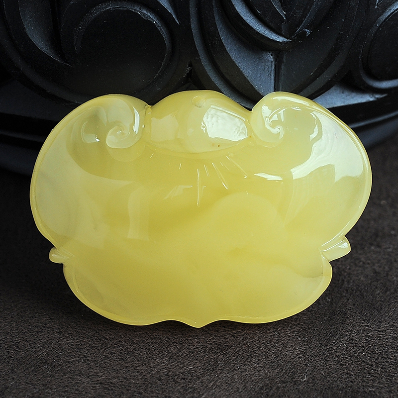 满蜜平安如意锁吊坠-红掌柜