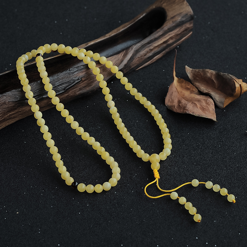 波罗的海蜜蜡108手串-红掌柜