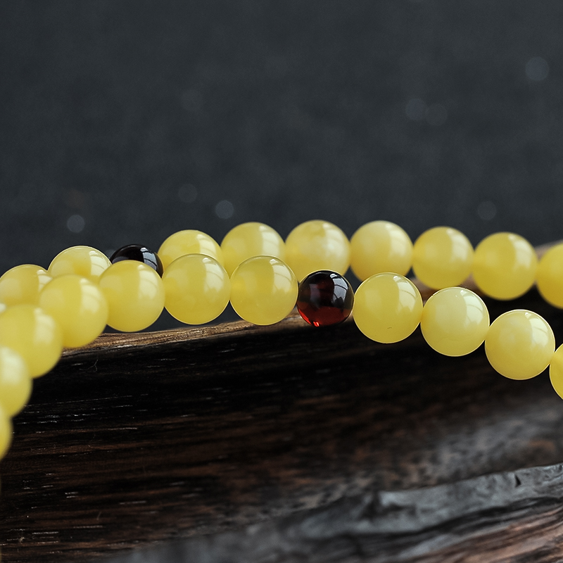 波罗的海蜜蜡念珠-红掌柜